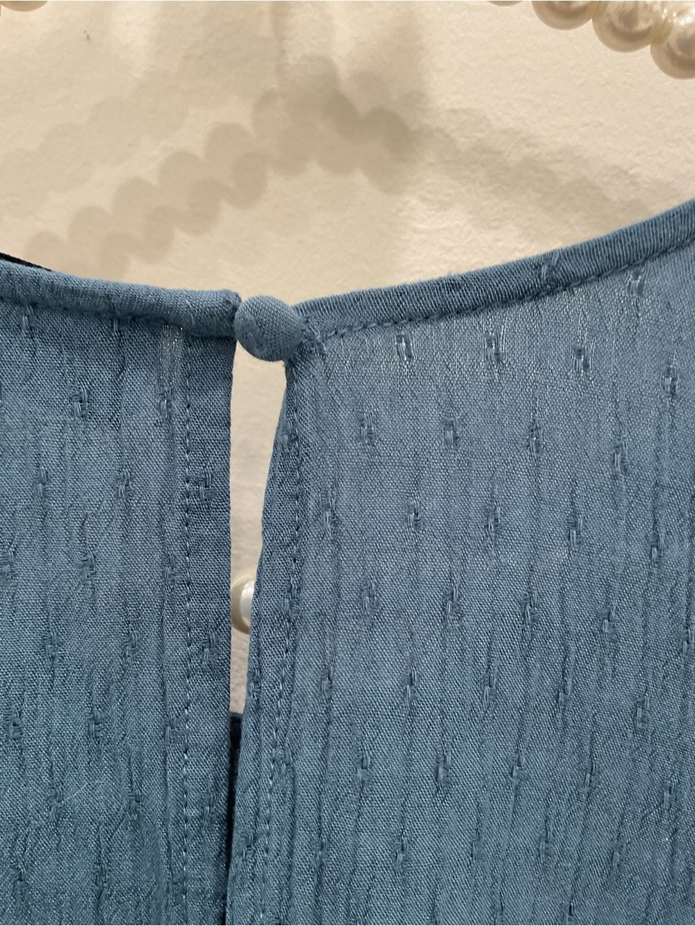 🔴Blue Rain Slate Blue Tie-Waist Blouse🔴 - Picture 7 of 10